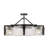 Caisa Glass Semi Flush Mount
