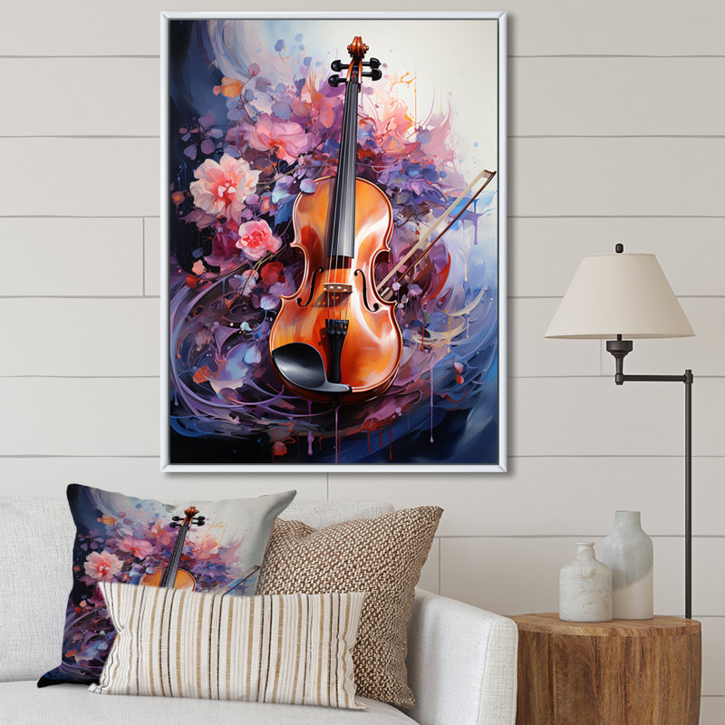 Afrique, symphonie II, reproduction d'art sur toile, H 20 po x l 12 po, Cadre flottant blanc
