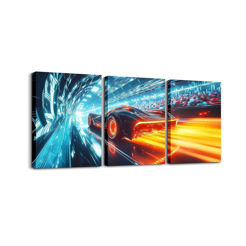 3 Piece Wrapped Canvas Print