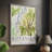Botanica Exhibition Poster III Framed Print - Solid Wood-1041555293