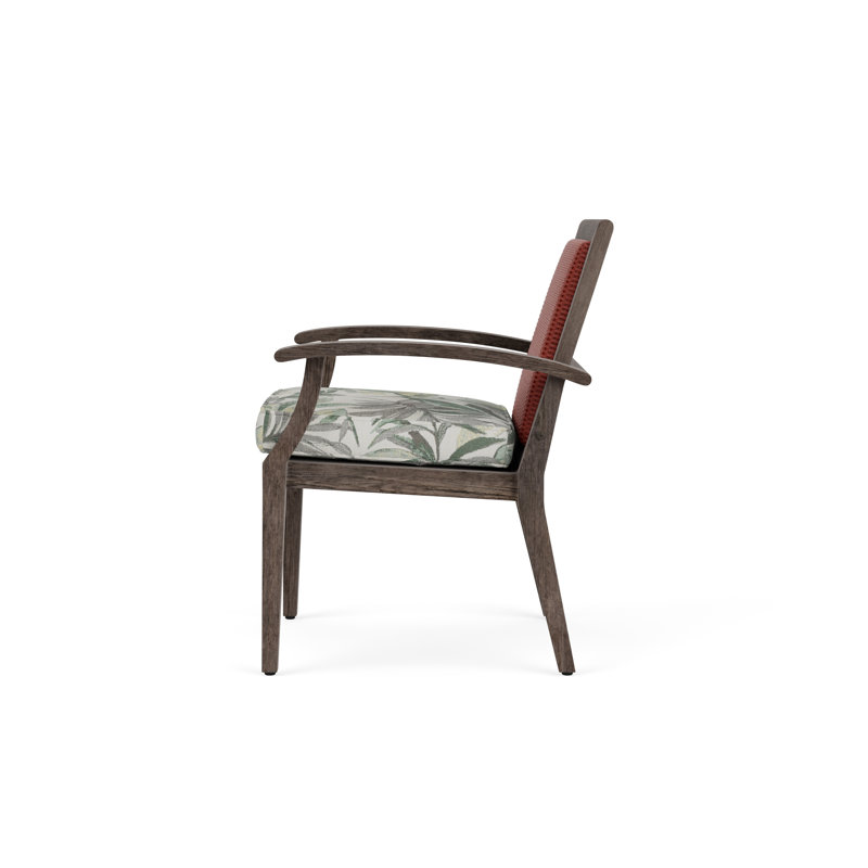 Frontier Outdoor Dining Armchair, Calidora Mist, Charcoal