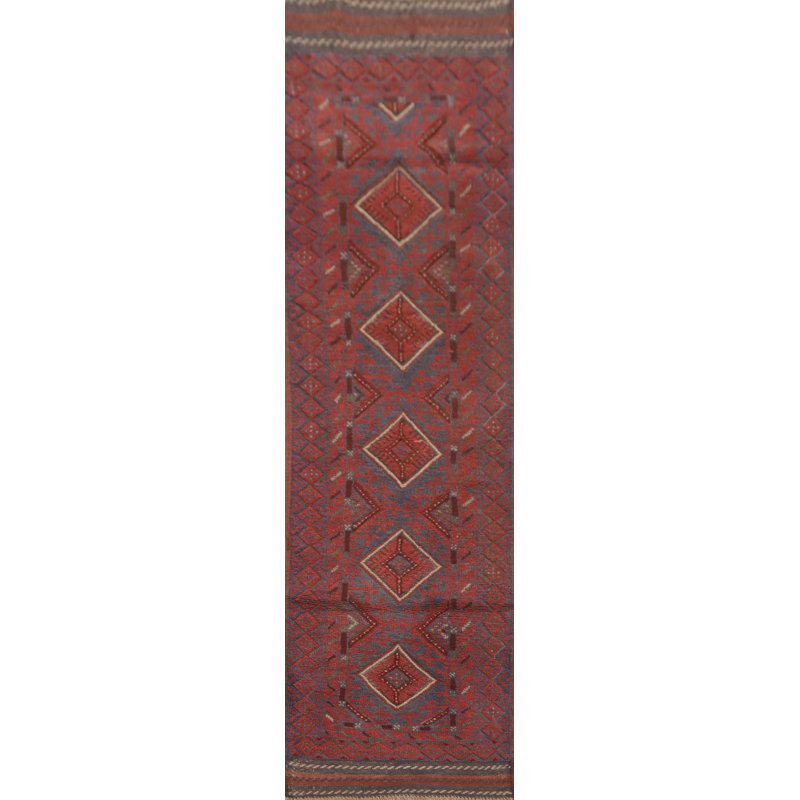 Tapis de couloir rouge 7 pi 10 po x 1 pi 11 po One-of-a-Kind