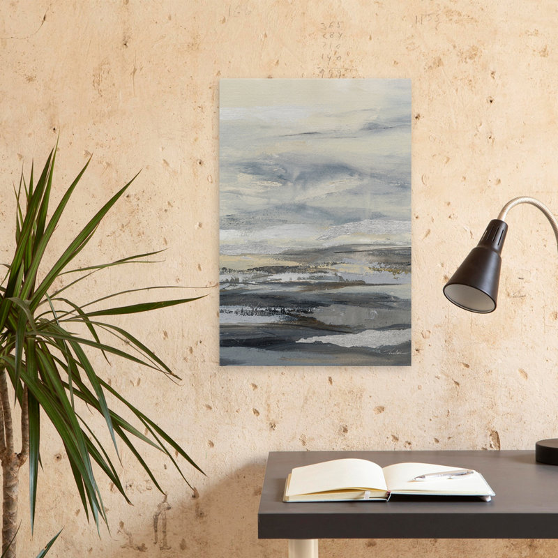 Contemporain et sable de plage I, H 24 po x l 16 po