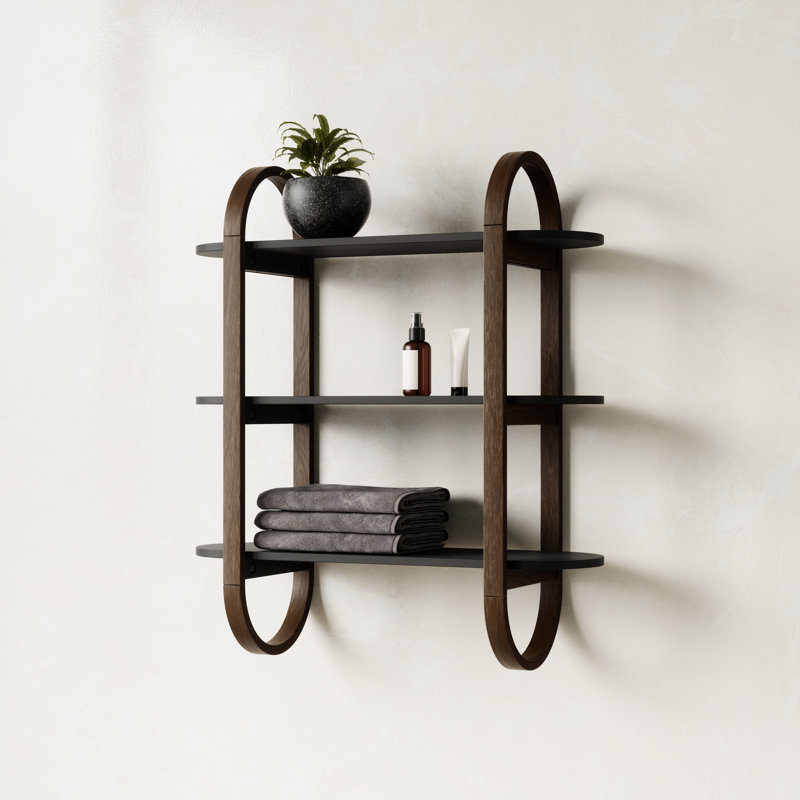 Umbra Bellwood Wall Shelf, Black