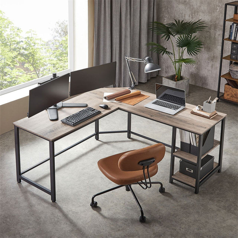 Metal Base Computer Desk