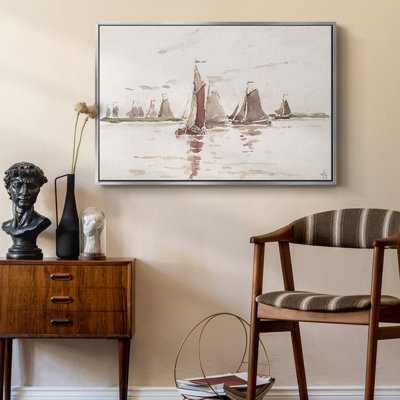 «Vintage Nautical Print-Cxxv» sur toile