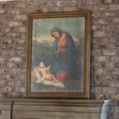 Holy Mother and Child Framed Wall Art