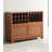 47.24" Brown Rectangular Solid Wood Wine Racks