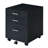 Bowden Contemporary 3-Drawer Rectangular File Cabinet with Wheels-1316920044
