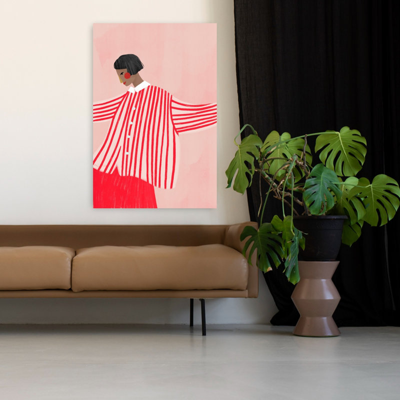 Art contemporain, art contemporain abstrait, H 48 po x l 32 po