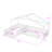 Metal Double Twin L-Shaped Floor Bed With Partitioned Guardrails-1454241178
