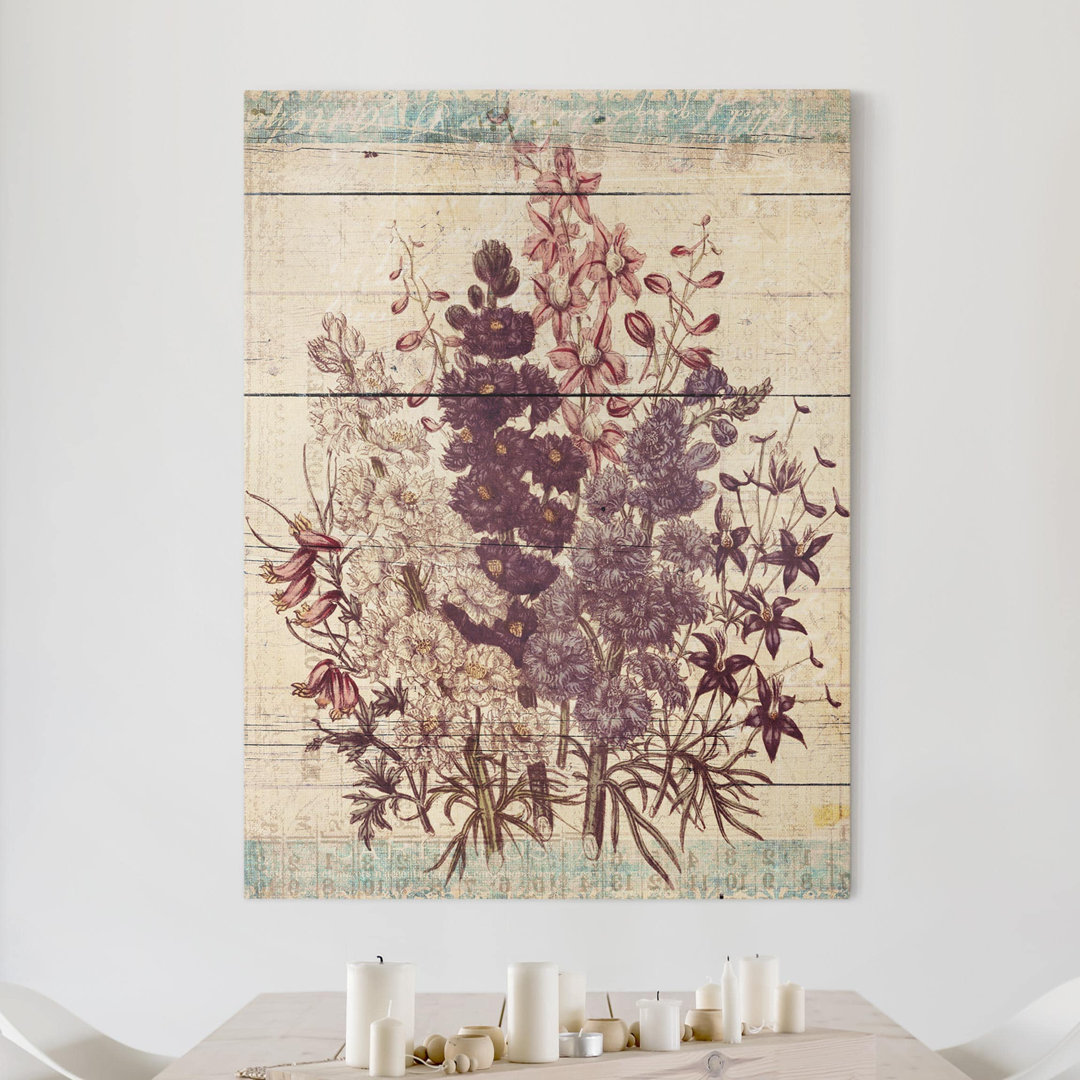 Leinwandbild Botanischer Vintage Strauss