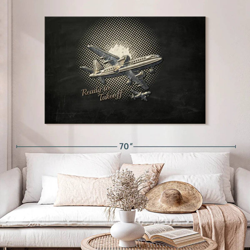 Mehar Takeoff Airplane, 34" H x 51" W