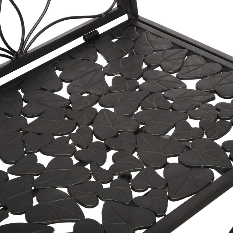 Banc de jardin en métal Ridenour Sunleaves
