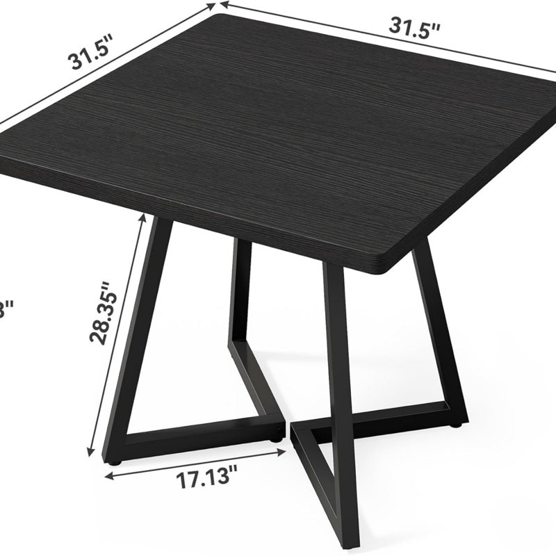 Table basse carrée, table de salle à manger rustique, table de cuisine classique, petite table de conférence (seulement table)