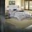 Piece Bedding Sets, Polyester King Tufted Modern Grey For Home