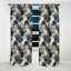 Motif de marbre Urban Oasis - Rideau de marbre abstrait - Rideau de marbre occultant - 1 panneau-107538496