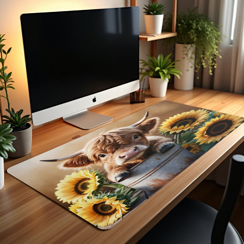 Polyester Desk Pad, 31.5x15.5