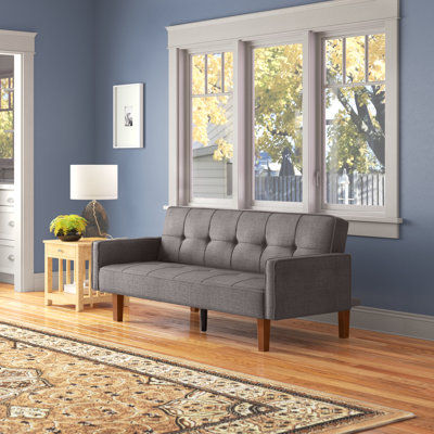 Angelicamae Upholstered 75'' Sleeper Sofa