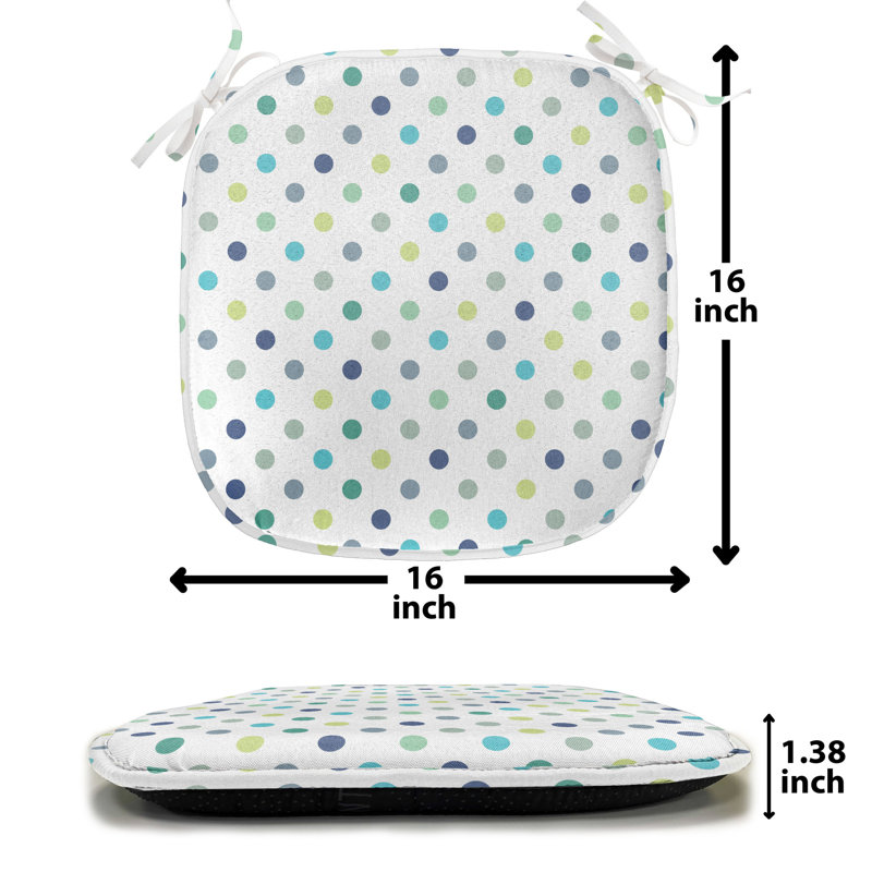 Outdoor 16'' Dining Chair Seat Cushion
