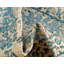 Tapis bleu tissé à la machine Veranda-40277354