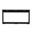Console de rangement noire à motif ondulé 70,1 po avec tiroirs, table d'appoint mince en bois pour le vestibule, le couloir et la porte (L 70,1 po x l 8,7 po x H 35,5 po)