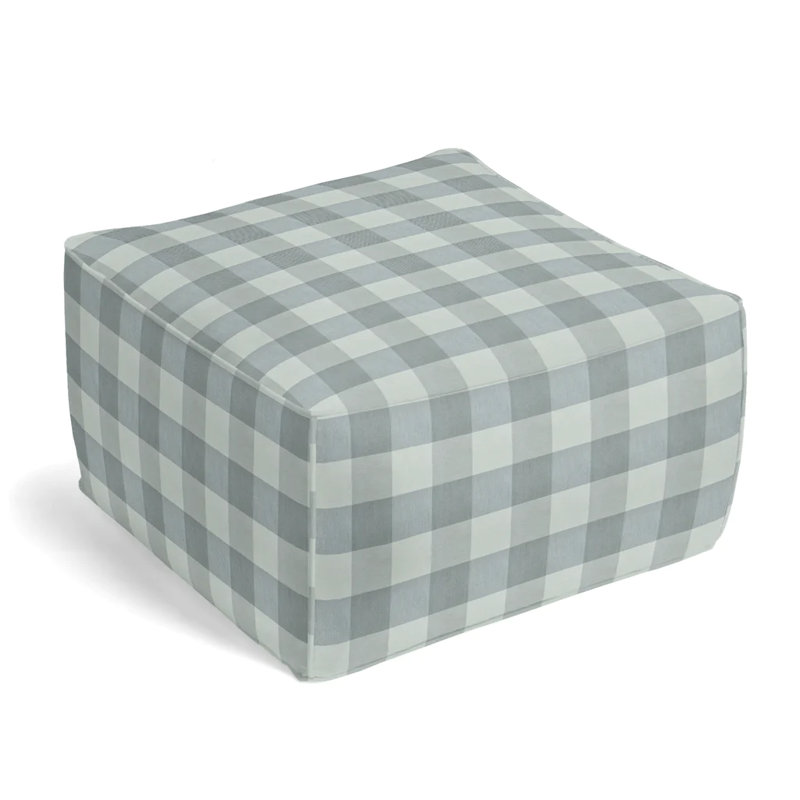Upholstered Pouf, Dusk 100% Cotton