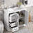 36" Single Bathroom Vanity With Ceramic Sink-2022336875