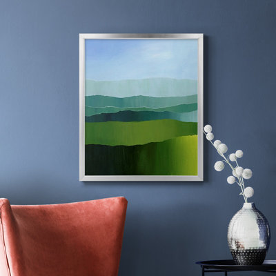 Blue Ridge Fade I Premium Framed Canvas - Ready to Hang