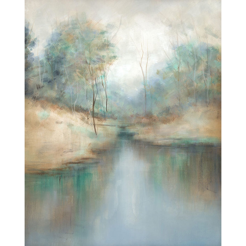 River Haze Painting by D’Alessandro Léon, Image Brush Gel