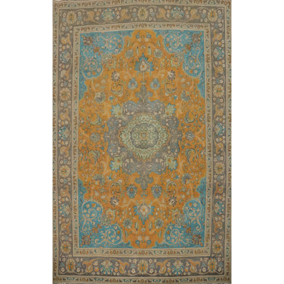 Traditional Wool Area Rug 9x13