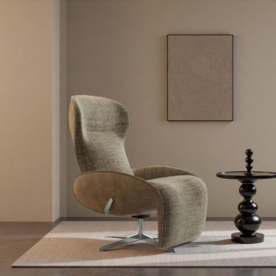 Light Luxury Rotatable Single Leisure Chair.