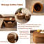 Table basse ronde en rotin