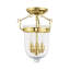 Plafonnier semi-encastré 3 lumières Husman-16518411-16518407