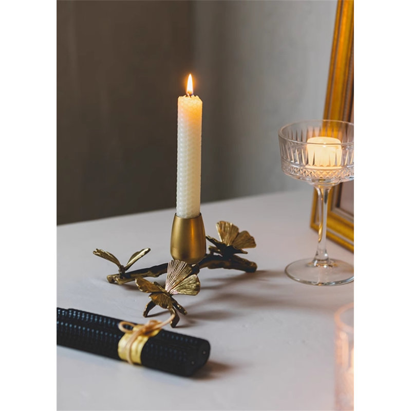 3.74'' H Metal Tabletop Candlestick