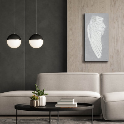 «Wings 2 On Grey Fl Flip» par James Wiens, art mural sur toile