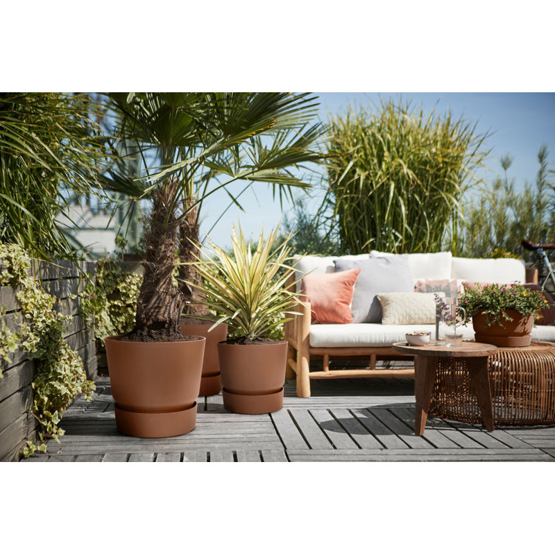 Greenville Planter, Ginger Brown, 27.8cm H x 29.5cm W x 29.5cm D