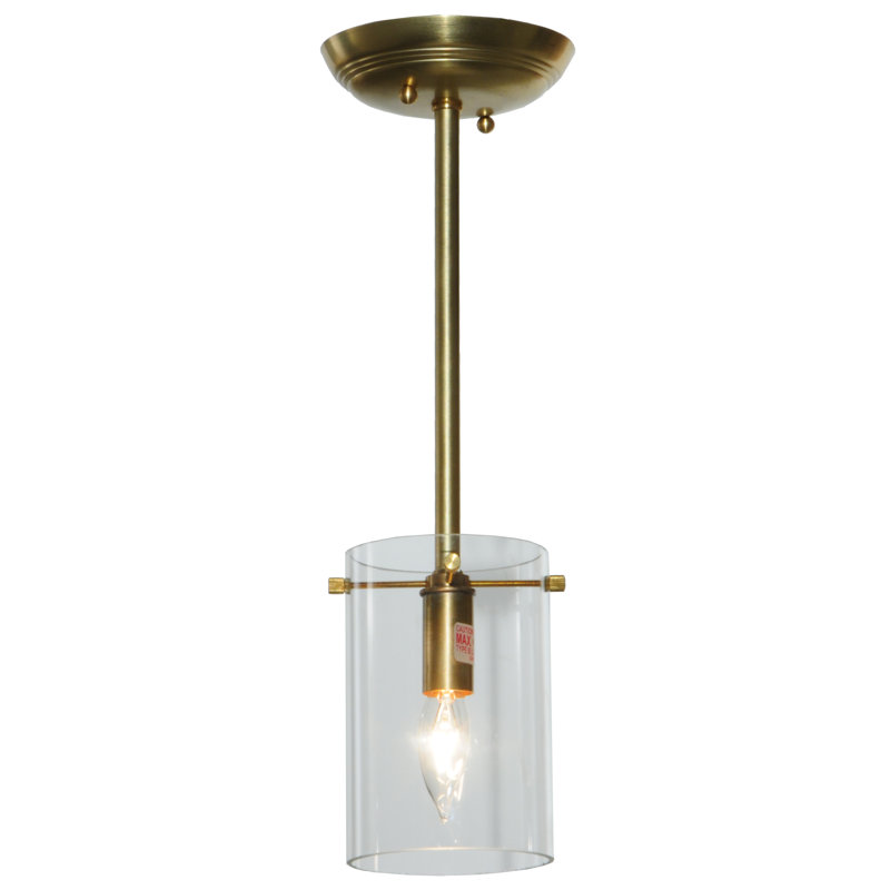 Plafonnier semi-encastré cylindrique simple 1 lumière 5 po