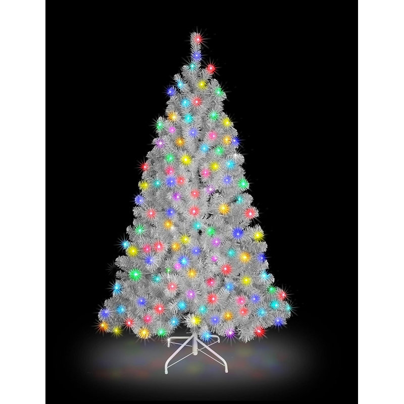 Lighted Artificial Christmas Tree, 12 ft.
