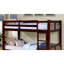 Lit superposé en bois de style transitionnel au-dessus de rails de pied de lit attachés et de couchette verrouillable - non inclus-65839999-65839985