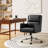 Zaysean Modern 24.5"W Faux Leather Tilting Executive Office Chair with Adjustable Height-1884509026
