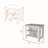 Versatile Antibacterial Kitchen Island with Abundant Storage for Ideal Cooking-654569644