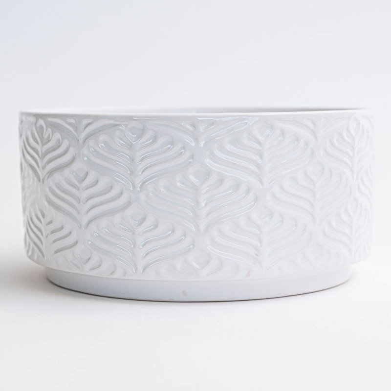 Pot à fleurs Kaetlyn, H 3,8 po x l 8,4 po x P 8,4 po