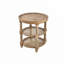 Table basse ronde à 2 niveaux