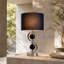 Lampe de table Josiyah - Blanc-131446026