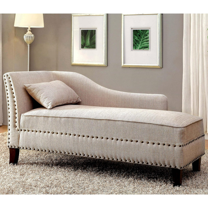 Chaise transitionnelle l 61,4 po, beige, Beige