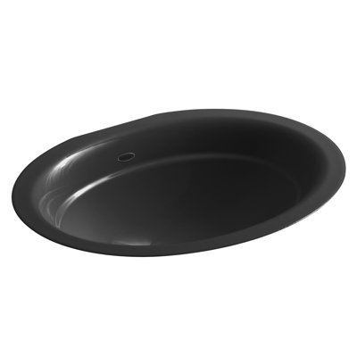 Serif Metal Oval Undermount Bathroom Sink
