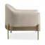 Modern Remix 30.5" Wide Tufted Genuine Leather Barrel Chair-114657373