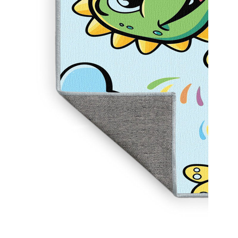 Tapis lavable pour animaux Zoomie Kids, Rectangle de 5 pi x 8 pi