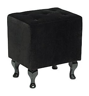 Gondola 60cm Wide Tufted Square Solid Colour Cocktail Ottoman